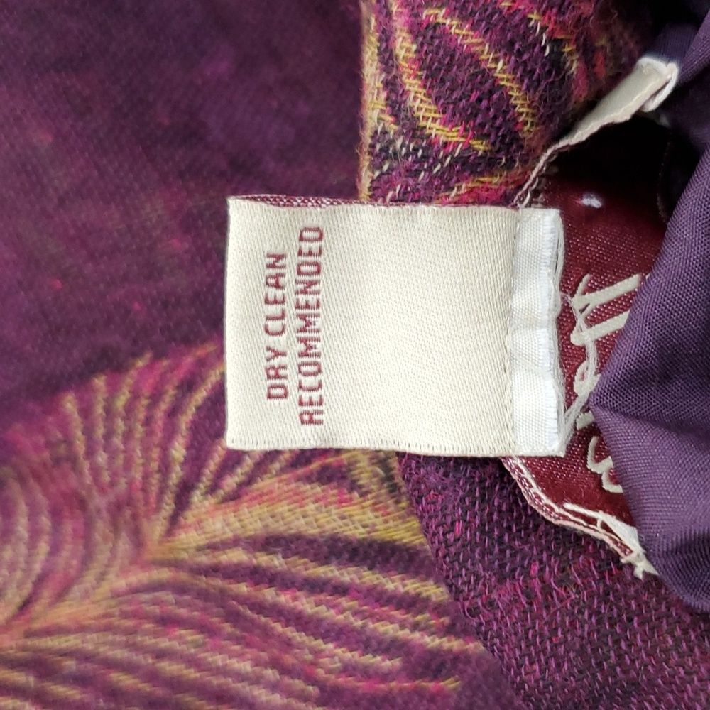 Anu By Natural Patchwork Blazer Jacket Woman's Me… - image 8